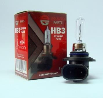 AG AUTOPARTS - AG 40023S - Лампа HB3 12V 65W P20d